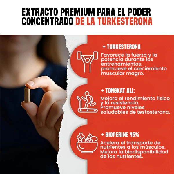 🔥 TURKESTERONE  🔥 PRO OLD SCHOOL ORIGINAL (120 Capsulas) 🔥